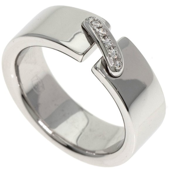CHAUMET 18k Silver Diamond Ring - Picture 1 of 11